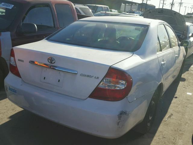 4T1BE32K84U263373 - 2004 TOYOTA CAMRY LE WHITE photo 4