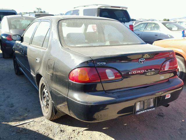 1NXBR12E8YZ337190 - 2000 TOYOTA COROLLA VE BLACK photo 3