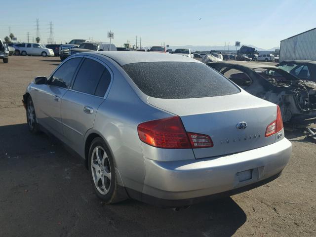 JNKCV51E34M107000 - 2004 INFINITI G35 SILVER photo 3