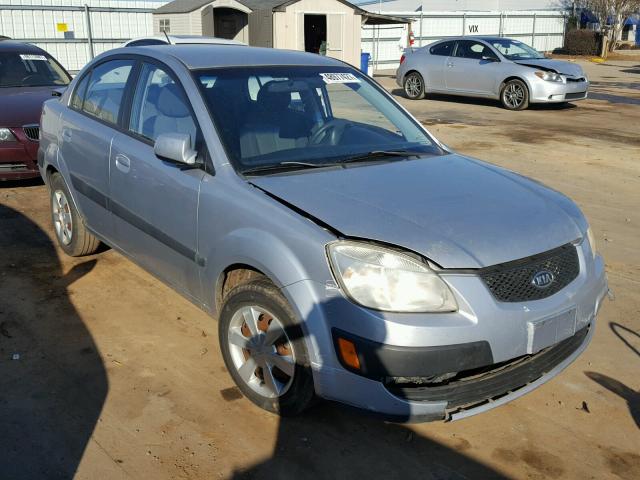 KNADE123076261066 - 2007 KIA RIO BASE SILVER photo 1