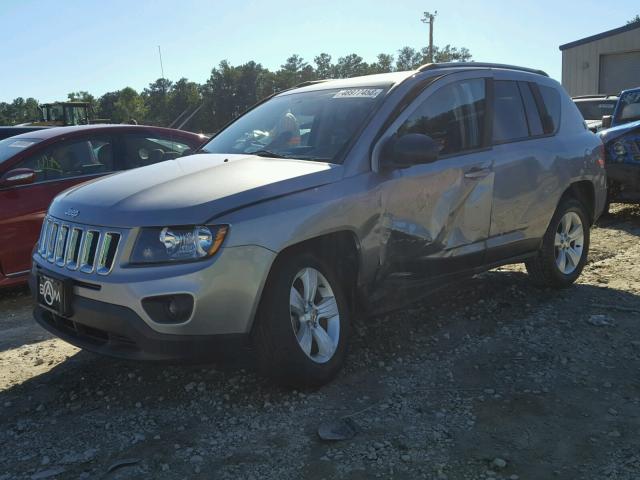 1C4NJDBB8GD522189 - 2016 JEEP COMPASS SP 银色 照片 2