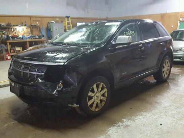 2LMDU88CX7BJ28774 - 2007 LINCOLN MKX BLACK photo 2