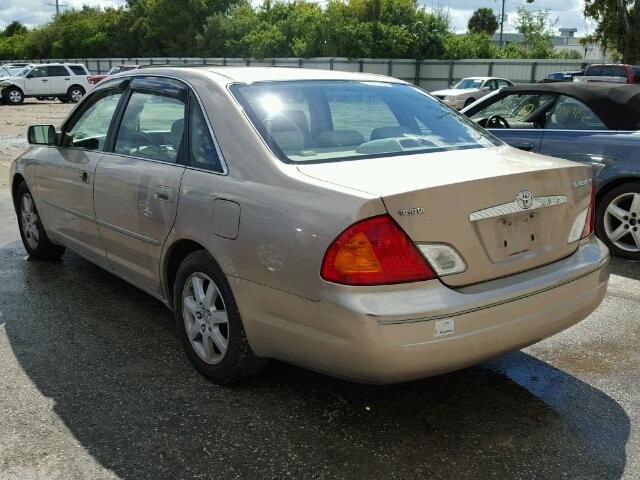 4T1BF28B51U155190 - 2001 TOYOTA AVALON XL GOLD photo 3