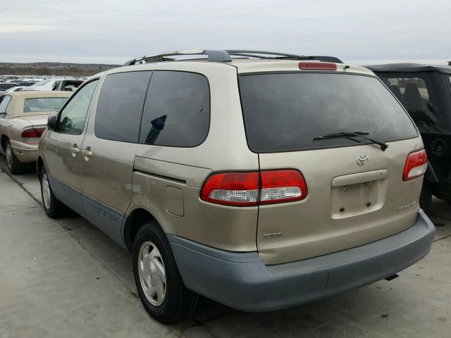 4T3ZF13C31U353976 - 2001 TOYOTA SIENNA LE TAN photo 3