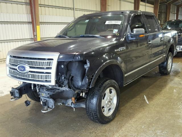 1FTFW1EV5AFC21482 - 2010 FORD F150 SUPER BLACK photo 2