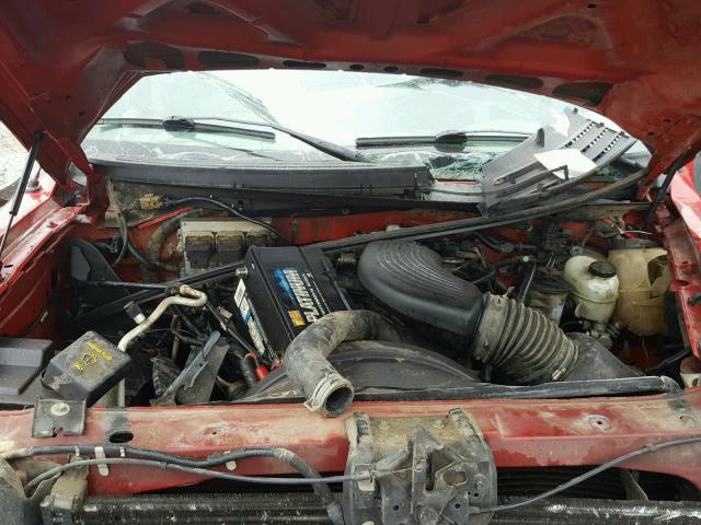 1FTRW14W25KB89630 - 2005 FORD F150 SUPER RED photo 7