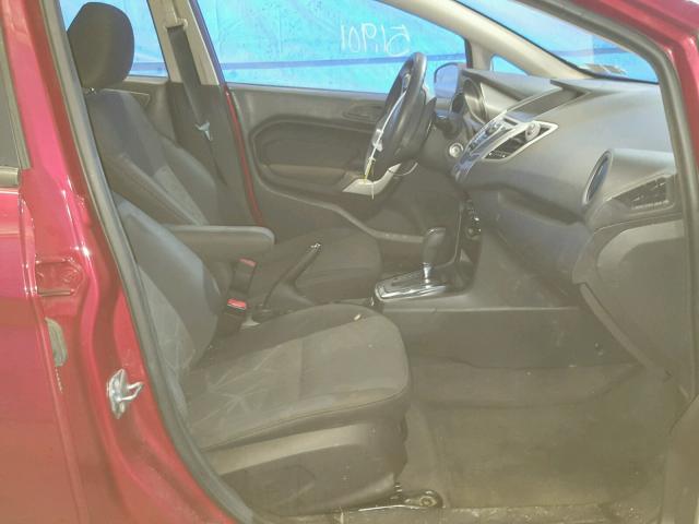 3FADP4BJ0DM171821 - 2013 FORD FIESTA SE RED photo 5