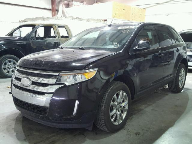 2FMDK3KC8DBA31811 - 2013 FORD EDGE LIMIT BLACK photo 2