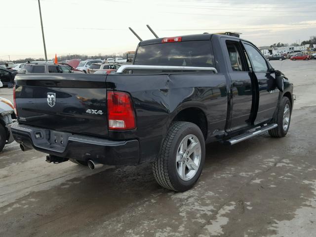 1C6RD7FT0CS343428 - 2012 DODGE RAM 1500 S BLACK photo 4