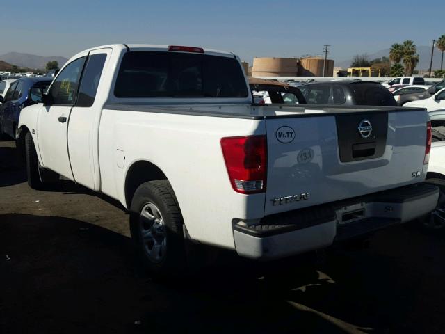 1N6AA06A54N569949 - 2004 NISSAN TITAN XE WHITE photo 3