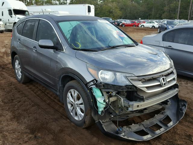 3CZRM3H55EG701501 - 2014 HONDA CR-V EX GRAY photo 1