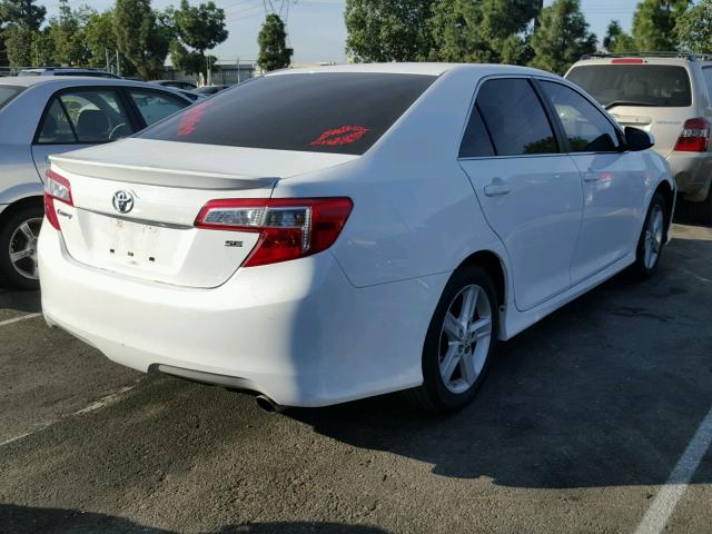 4T1BF1FK7CU118772 - 2012 TOYOTA CAMRY BASE WHITE photo 4