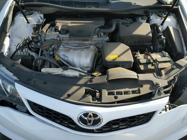 4T1BF1FK7CU118772 - 2012 TOYOTA CAMRY BASE WHITE photo 7