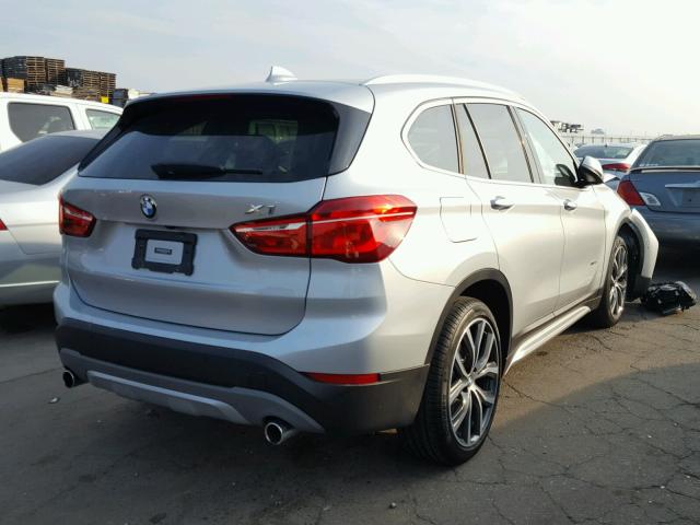 WBXHT3C35H5F70243 - 2017 BMW X1 XDRIVE2 SILVER photo 4