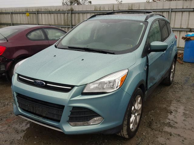 1FMCU9G9XDUB70953 - 2013 FORD ESCAPE SE TURQUOISE photo 2