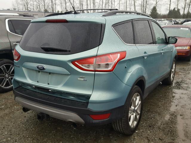 1FMCU9G9XDUB70953 - 2013 FORD ESCAPE SE TURQUOISE photo 4