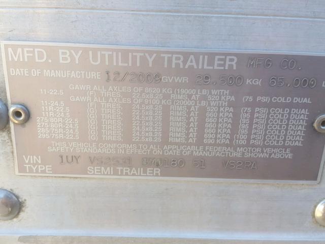 1UYVS2531BM018051 - 2011 UTILITY TRAILER WHITE photo 10