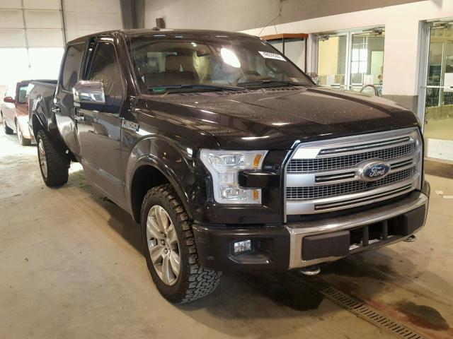 1FTFW1EG5GFA57709 - 2016 FORD F150 SUPER BLACK photo 1