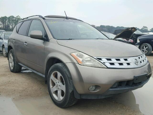 JN8AZ08T93W120782 - 2003 NISSAN MURANO SL TAN photo 1