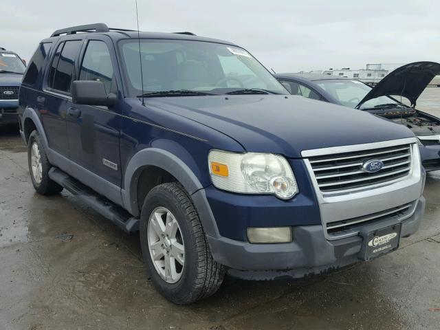 1FMEU63E36ZA28198 - 2006 FORD EXPLORER X BLUE photo 1