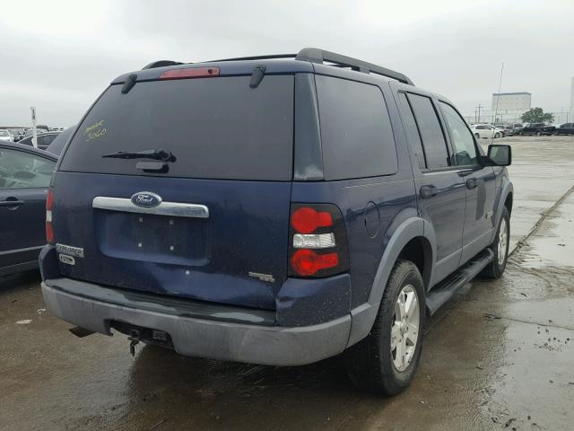 1FMEU63E36ZA28198 - 2006 FORD EXPLORER X BLUE photo 4