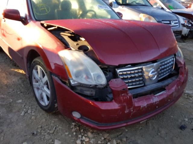 1N4BA41E56C800345 - 2006 NISSAN MAXIMA SE RED photo 9