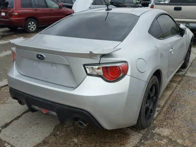 JF1ZCAC17D2613841 - 2013 SUBARU BRZ 2.0 LI SILVER photo 4