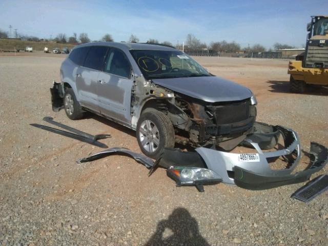 1GNKVGEDXCJ237289 - 2012 CHEVROLET TRAVERSE L SILVER photo 1