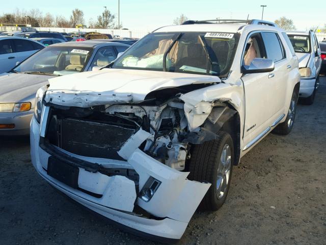 2GKALYEK9D6383717 - 2013 GMC TERRAIN DE WHITE photo 2