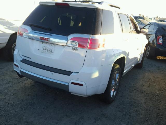 2GKALYEK9D6383717 - 2013 GMC TERRAIN DE WHITE photo 4