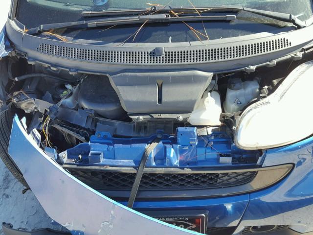 WMEEK31X18K125720 - 2008 SMART FORTWO PAS 蓝色 照片 7