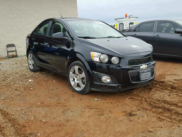 1G1JE5SHXC4209841 - 2012 CHEVROLET SONIC LTZ BLACK photo 1