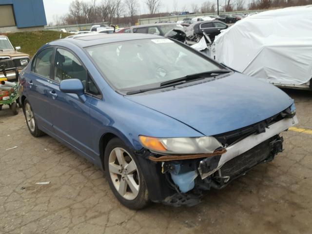 1HGFA16867L083812 - 2007 HONDA CIVIC EX BLUE photo 1