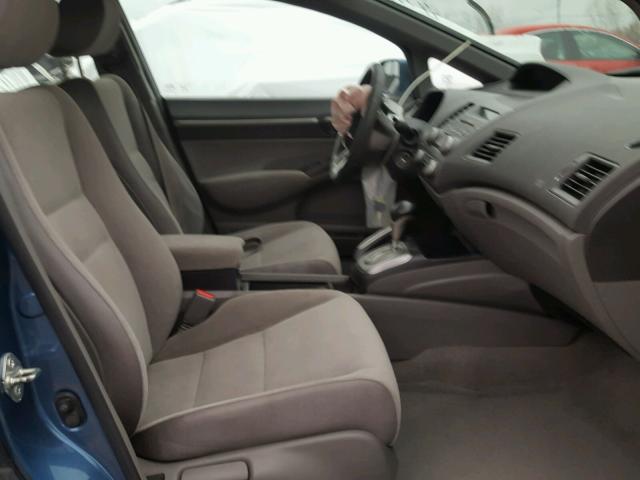 1HGFA16867L083812 - 2007 HONDA CIVIC EX BLUE photo 5