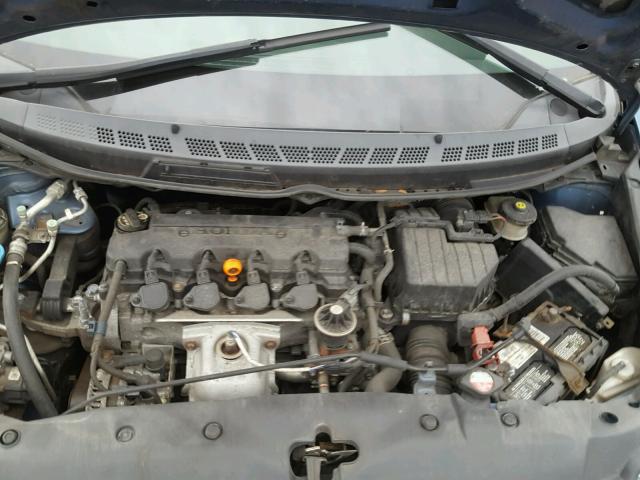 1HGFA16867L083812 - 2007 HONDA CIVIC EX BLUE photo 7