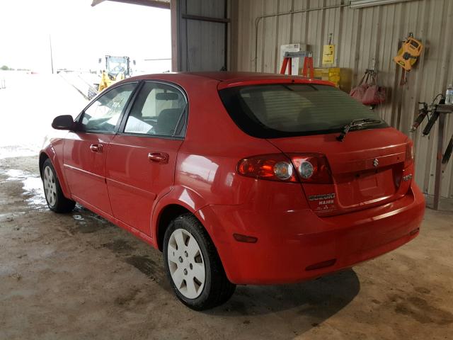 KL5JD66Z76K335499 - 2006 SUZUKI RENO RED photo 3