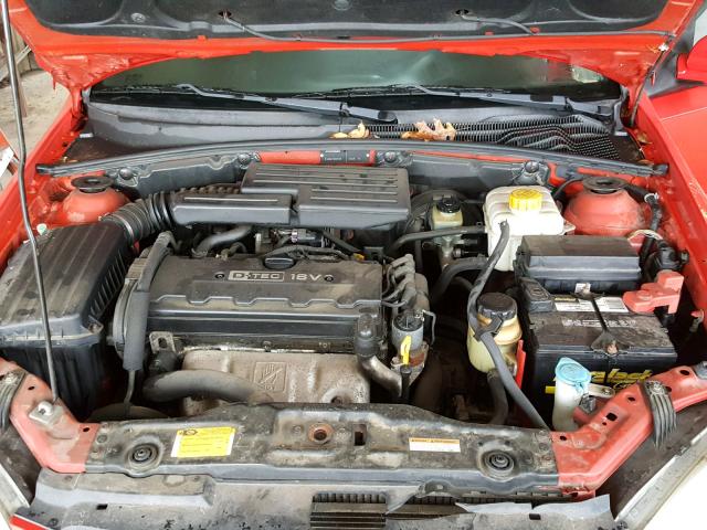 KL5JD66Z76K335499 - 2006 SUZUKI RENO RED photo 7