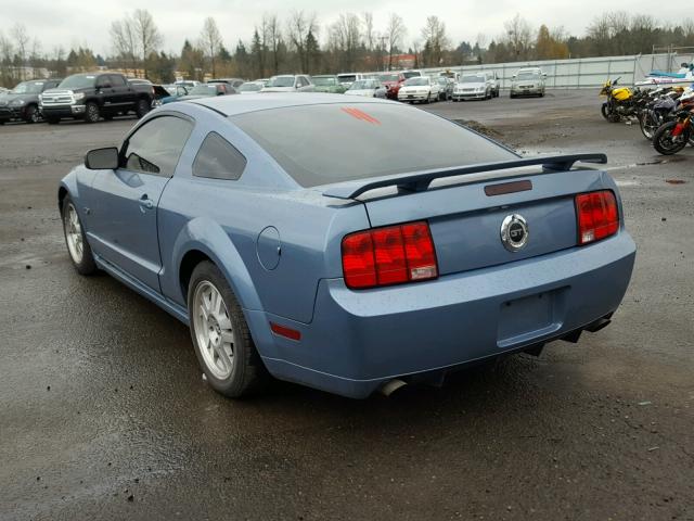 1ZVFT82H365177492 - 2006 FORD MUSTANG GT BLUE photo 3