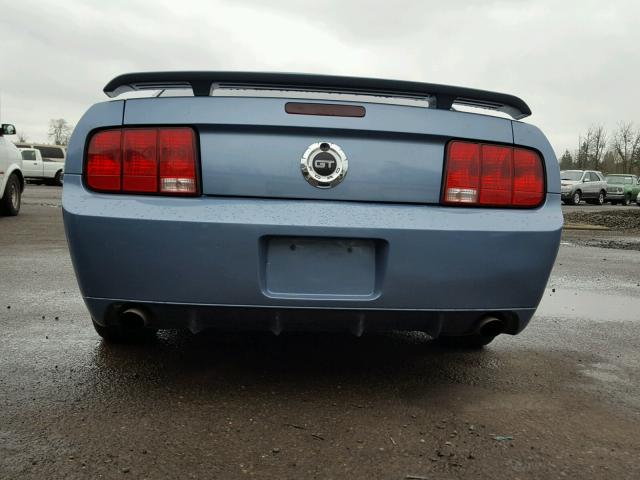 1ZVFT82H365177492 - 2006 FORD MUSTANG GT BLUE photo 9
