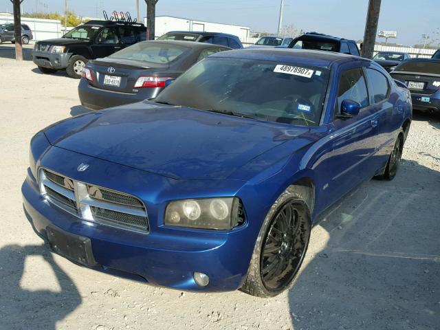 2B3CA9CV9AH316064 - 2010 DODGE CHARGER RA BLUE photo 2