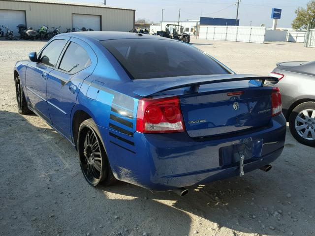 2B3CA9CV9AH316064 - 2010 DODGE CHARGER RA BLUE photo 3