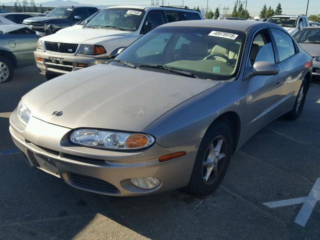 1G3GR64H414111698 - 2001 OLDSMOBILE AURORA GOLD photo 2