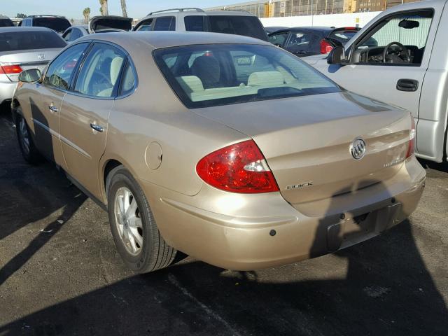 2G4WC532851218271 - 2005 BUICK LACROSSE C GOLD photo 3