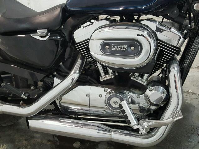 1HD1CT310CC410428 - 2012 HARLEY-DAVIDSON XL1200 C BLUE photo 7