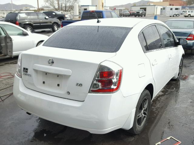 3N1AB61E77L602468 - 2007 NISSAN SENTRA 2.0 WHITE photo 4