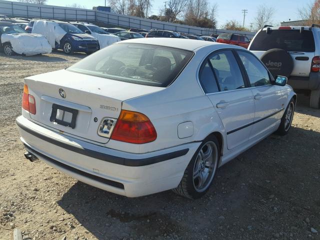 WBAAV53401FT00585 - 2001 BMW 330 I WHITE photo 4