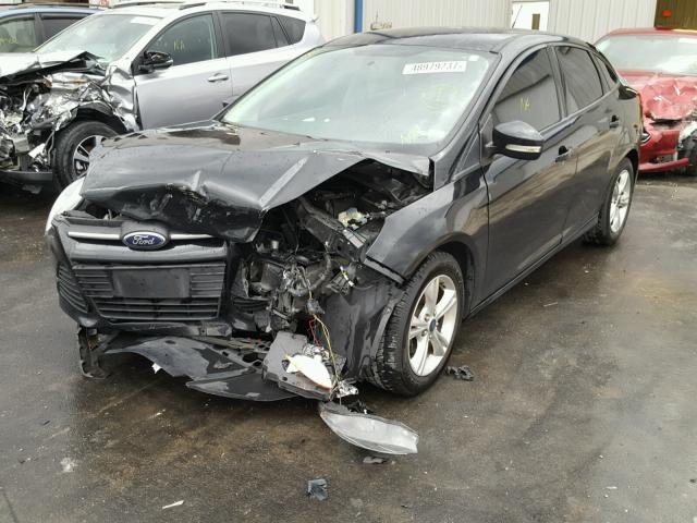 1FADP3F20EL283616 - 2014 FORD FOCUS SE BLACK photo 2