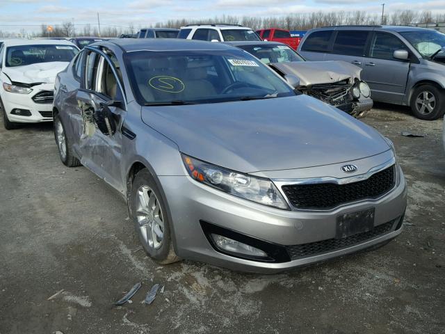 KNAGM4A77D5442320 - 2013 KIA OPTIMA LX SILVER photo 1