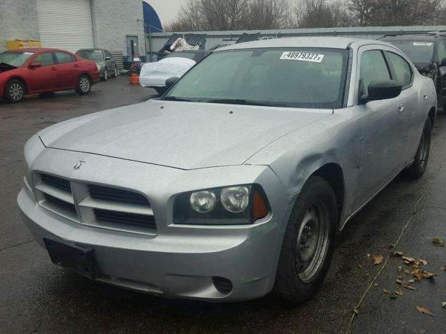 2B3KA43G67H739502 - 2007 DODGE CHARGER SE SILVER photo 2