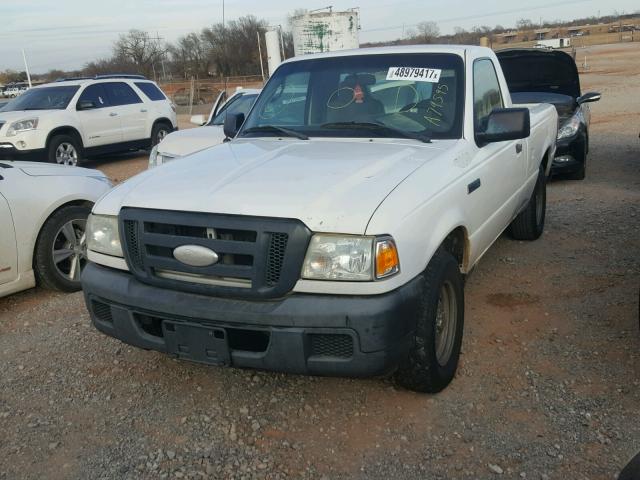 1FTYR10D86PA79595 - 2006 FORD RANGER WHITE photo 2